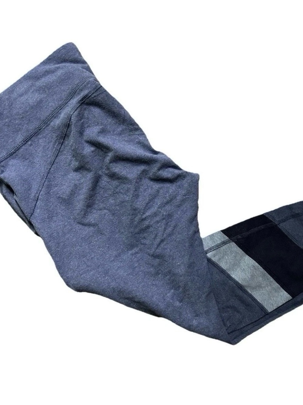 Women’s Gap Fit Performance Cotton Blue Ankle Length Leggings Size XL
